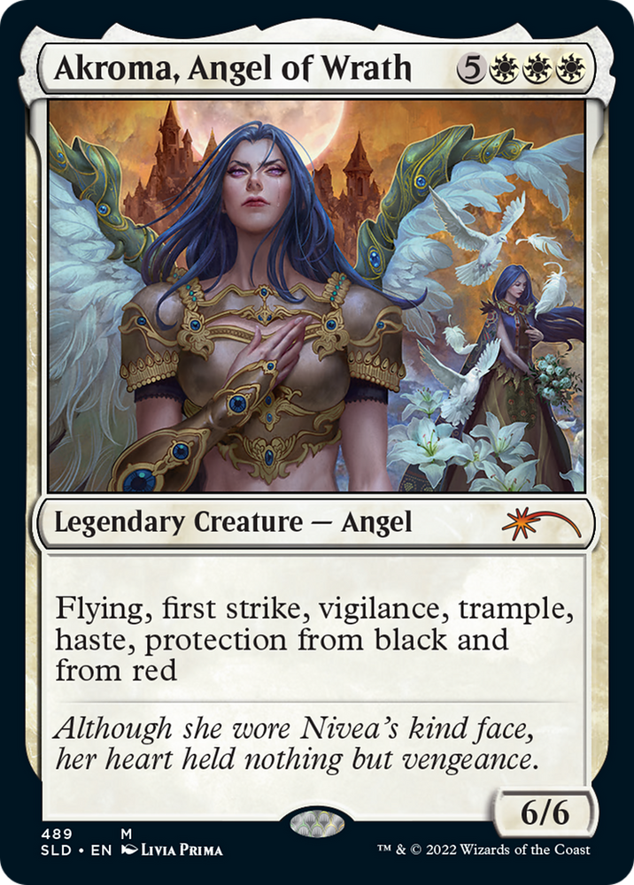 Akroma, Angel of Wrath (SLD-489) - Secret Lair Drop Foil