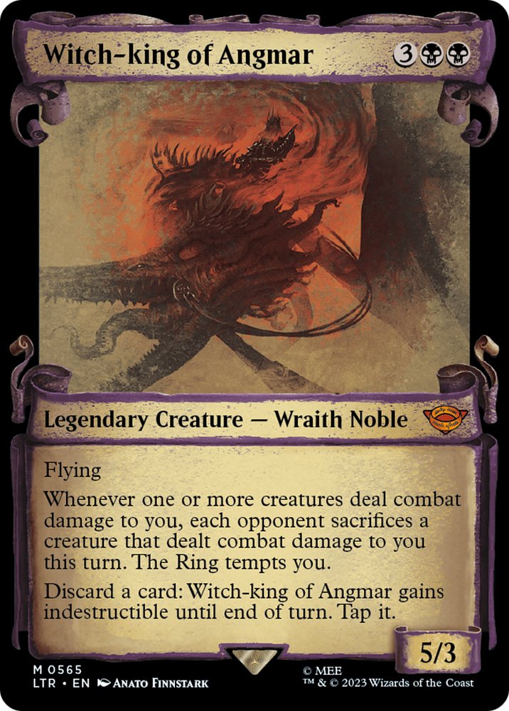Witch-king of Angmar (Showcase Scrolls) (LTR-565) - The Lord of the Rings: Tales of Middle-earth: (Showcase)