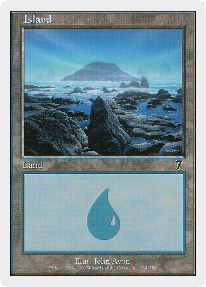 Island (334) (7ED-334) - Seventh Edition