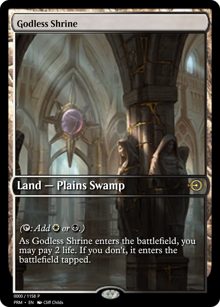 Godless Shrine (PRM-72305) - Magic Online Promos Foil