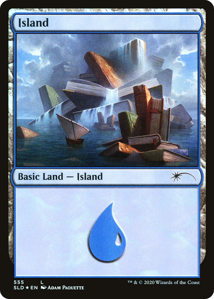 Island (555) (SLD-555) - Secret Lair Drop Foil