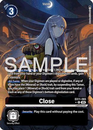 Close (EX11-065)