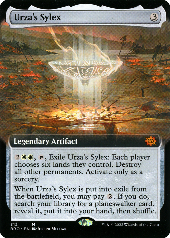 Urza's Sylex (Extended Art) (BRO-312) - The Brothers' War: (Extended Art)