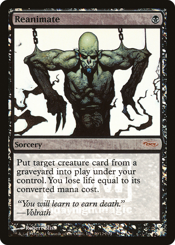 Reanimate (FNM-010) - Friday Night Magic 2004 Foil
