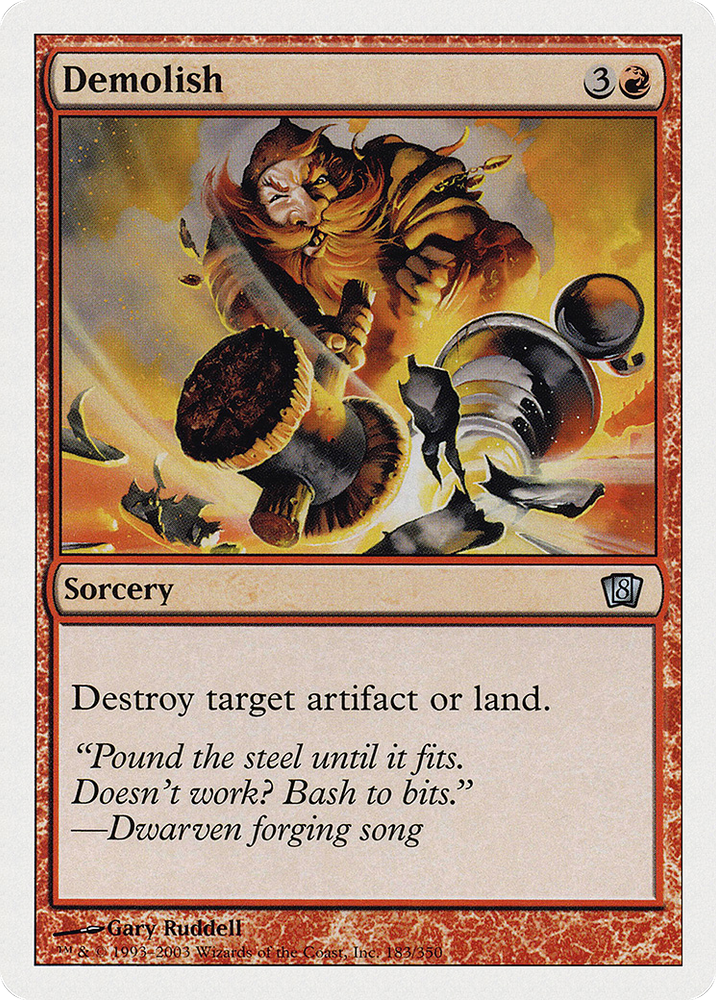 Demolish (8ED-183) - Eighth Edition