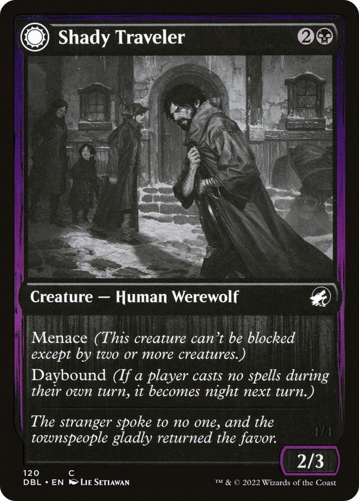 Shady Traveler (DBL-120) - Innistrad: Double Feature: (Double Faced Transform)