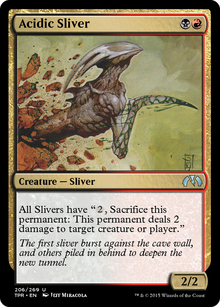 Acidic Sliver (TPR-206) - Tempest Remastered Foil