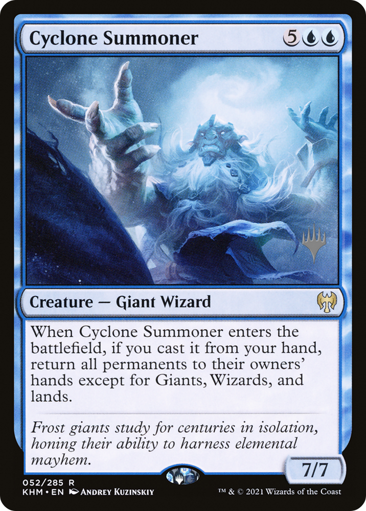 Cyclone Summoner (PPKHM-52P) - Kaldheim Promos Foil