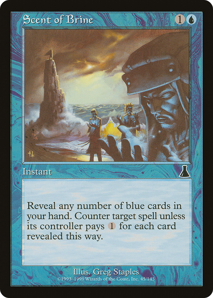 Scent of Brine (UDS-045) - Urza's Destiny Foil