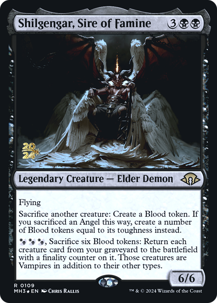 Shilgengar, Sire of Famine (PRE-109) - Modern Horizons 3 Promos Foil