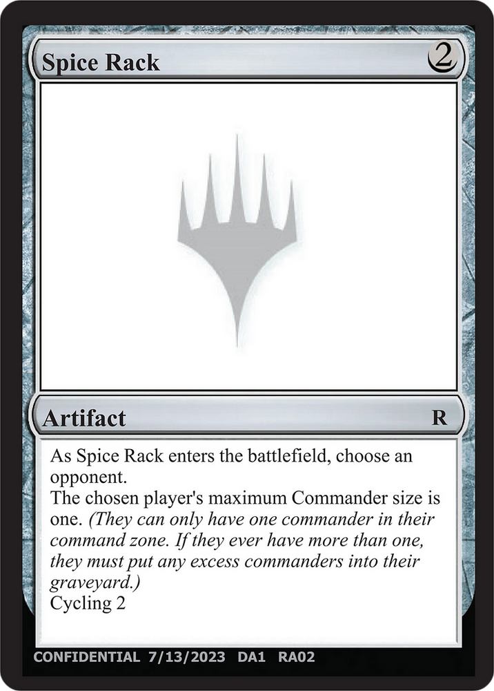 Spice Rack (UNK-RA02D) - Unknown Event