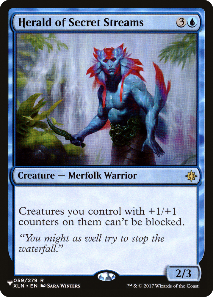 Herald of Secret Streams (LIST-XLN-59) - The List