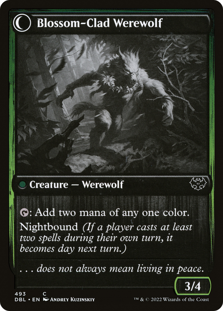 Weaver of Blossoms (DBL-493) - Innistrad: Double Feature: (Double Faced Transform)