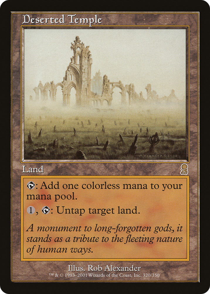 Deserted Temple (ODY-320) - Odyssey Foil