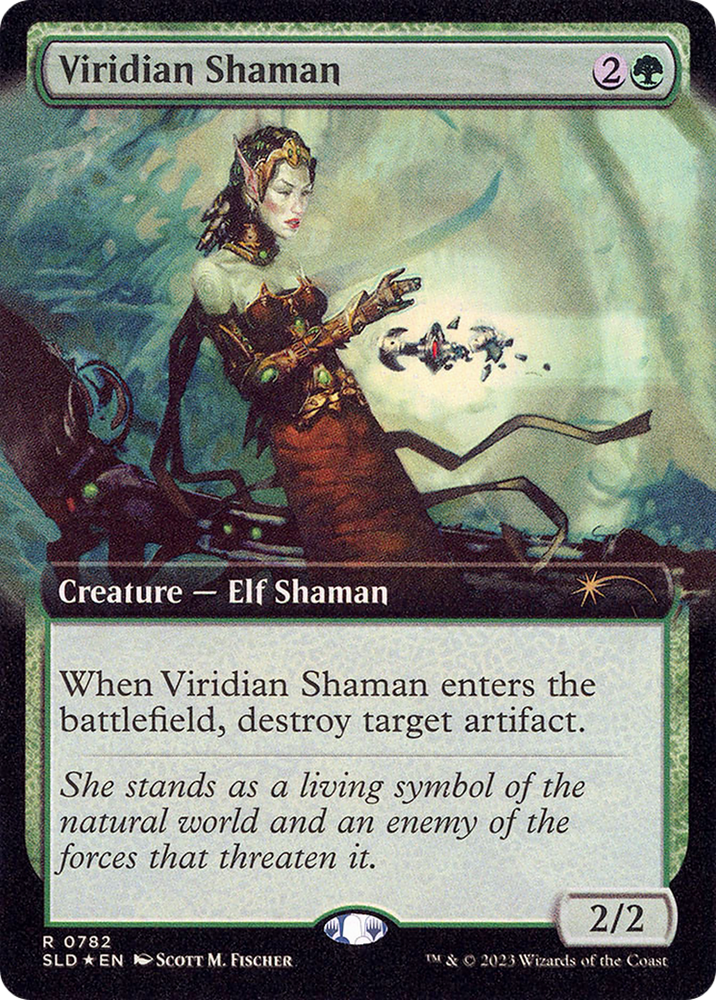 Viridian Shaman (SLD-782) - Secret Lair Drop: (Extended Art) Foil