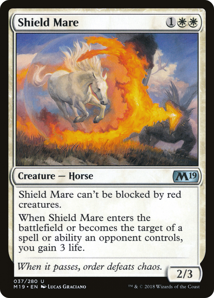 Shield Mare (M19-037) - Core Set 2019 Foil