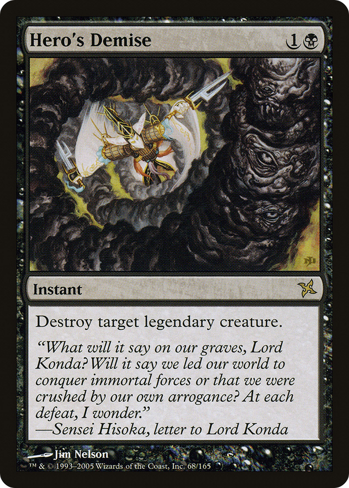 Hero's Demise (BOK-068) - Betrayers of Kamigawa Foil
