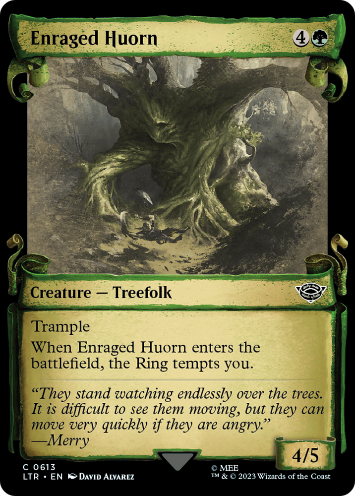 Enraged Huorn (Showcase Scrolls) (LTR-613) - The Lord of the Rings: Tales of Middle-earth: (Showcase) Foil