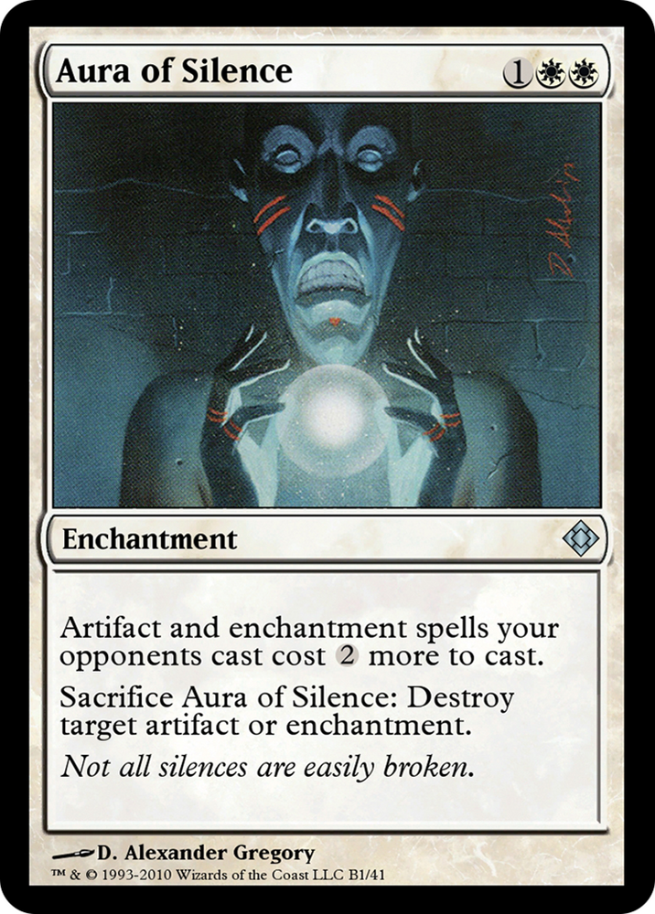 Aura of Silence (TD0-0B1) - Magic Online Theme Decks