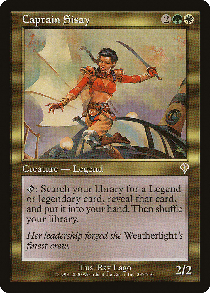 Captain Sisay (INV-237) - Invasion Foil
