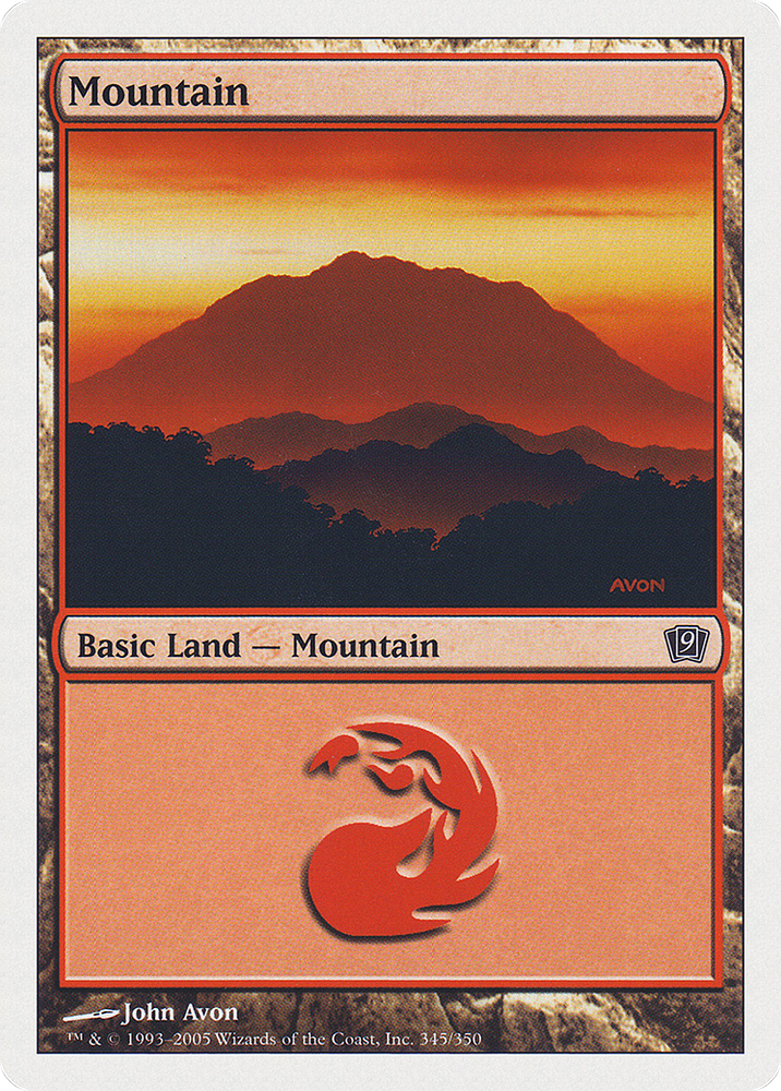 Mountain (9ED-345) - Ninth Edition