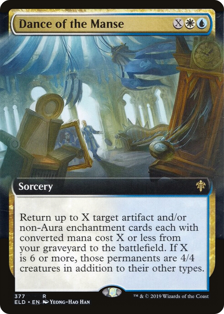 Dance of the Manse (Extended Art) (ELD-377) - Throne of Eldraine: (Extended Art)