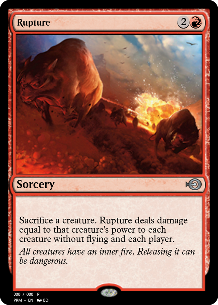Rupture (PRM-62417) - Magic Online Promos Foil