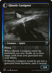 Covetous Castaway // Ghostly Castigator (DBL-045) - Innistrad: Double Feature: (Double Faced Transform) Foil