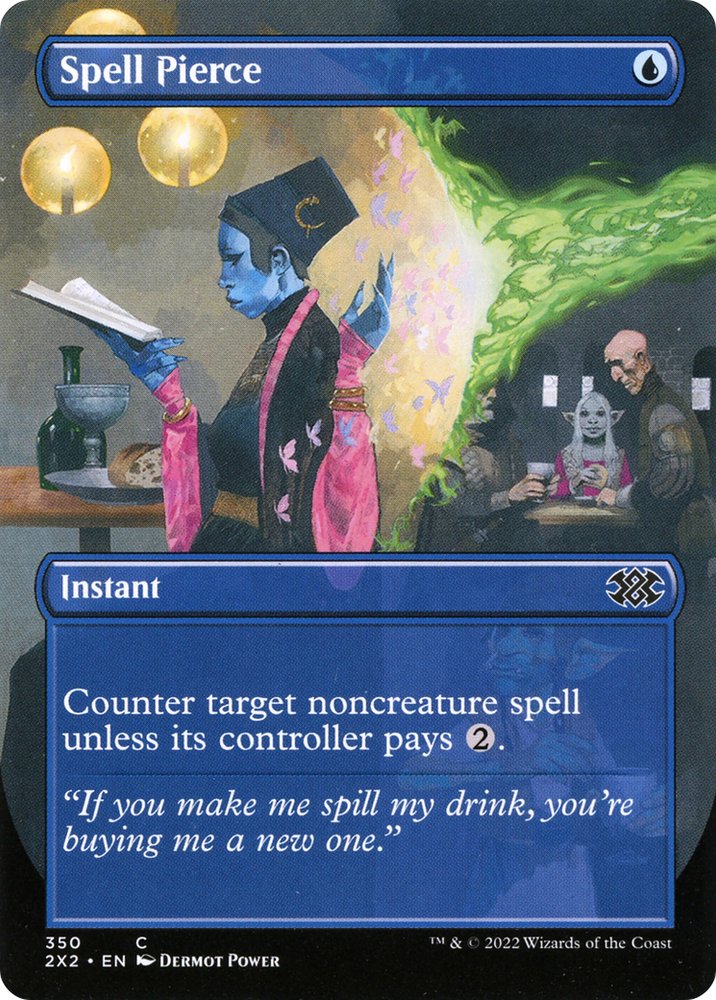 Spell Pierce (Borderless) (2X2-350) - Double Masters 2022 (Borderless)