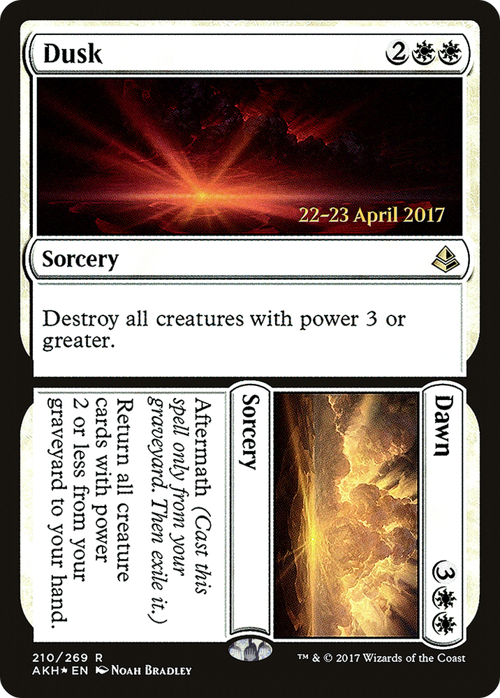 Dusk // Dawn (PRE-210S) - Amonkhet Promos Foil