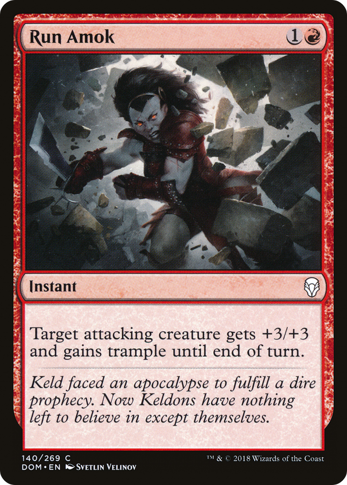 Run Amok (DOM-140) - Dominaria
