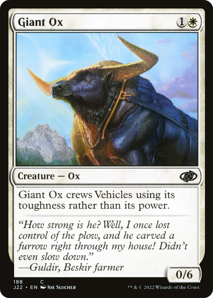 Giant Ox (J22-188) - Jumpstart 2022