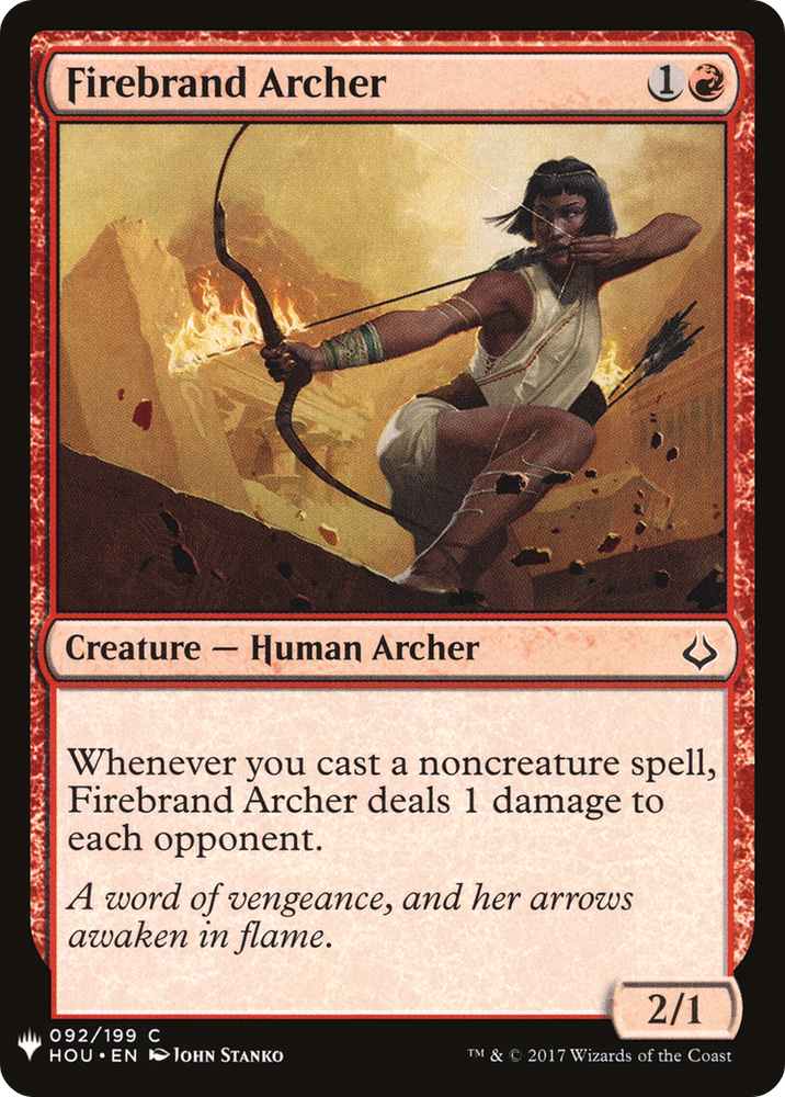 Firebrand Archer (LIST-HOU-92) - The List