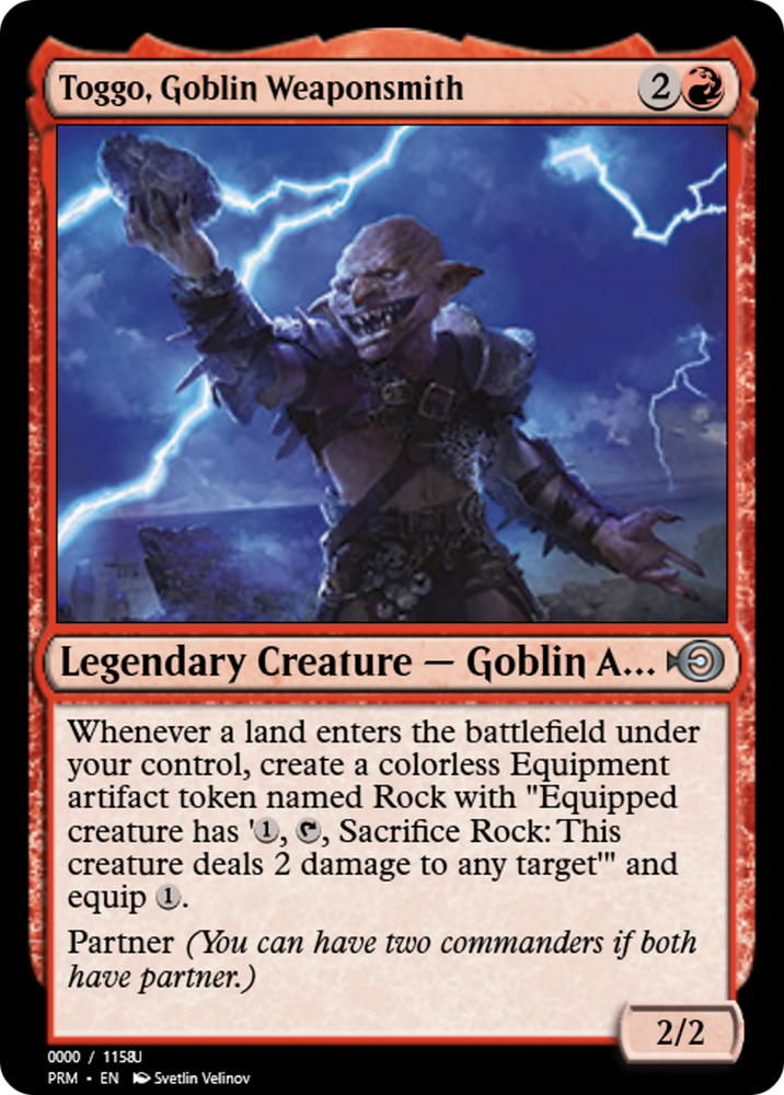 Toggo, Goblin Weaponsmith (PRM-86302) - Magic Online Promos