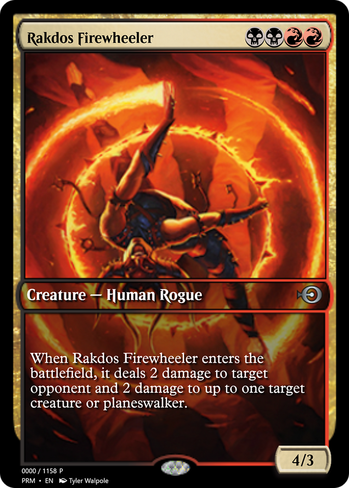Rakdos Firewheeler (PRM-71590) - Magic Online Promos