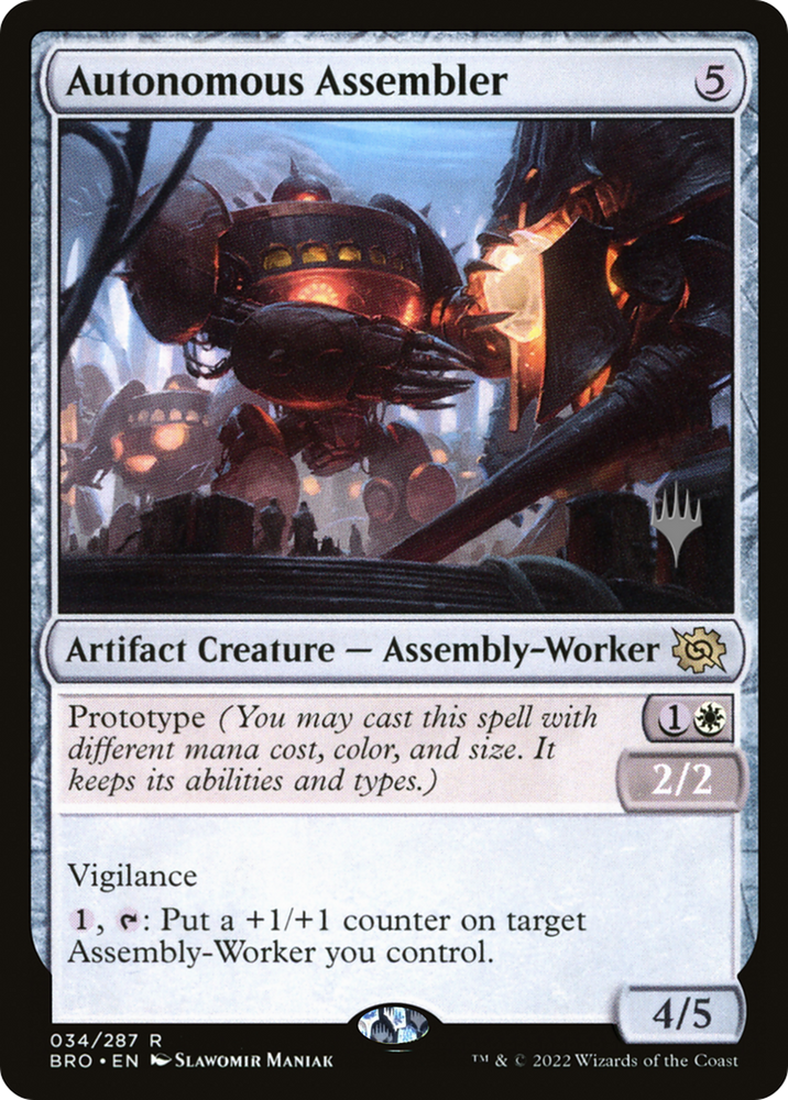 Autonomous Assembler (PPBRO-34P) - The Brothers' War Promos Foil