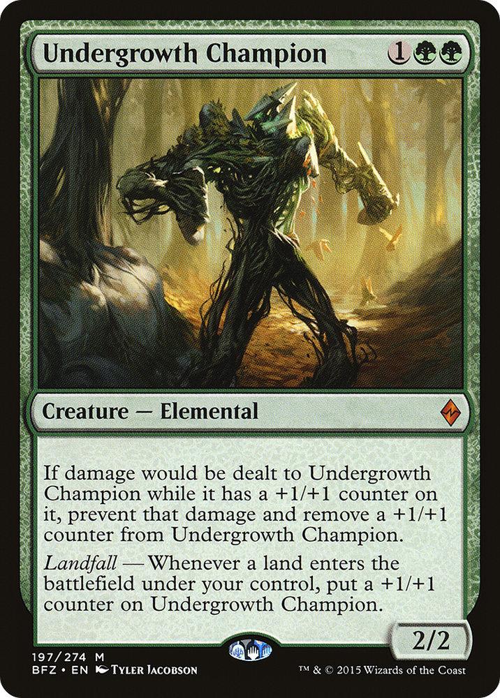 Undergrowth Champion (BFZ-197) - Battle for Zendikar