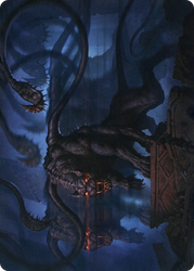 Displacer Beast // Displacer Beast (AAFR-008) - Adventures in the Forgotten Realms Art Series (Borderless) Foil