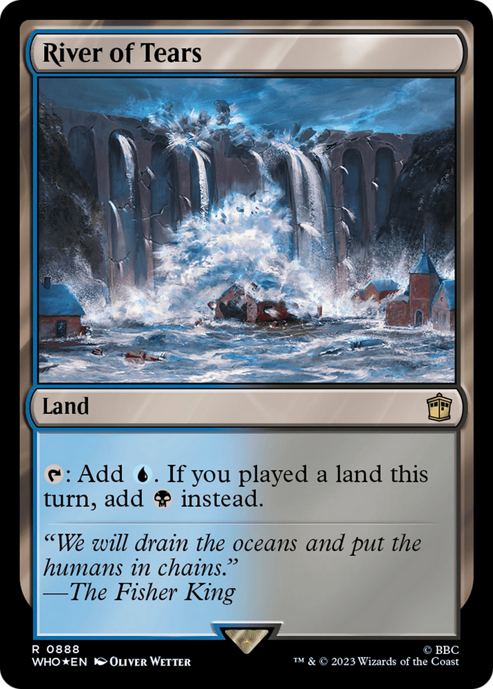 River of Tears (Surge Foil) (WHO-888) - Doctor Who Foil