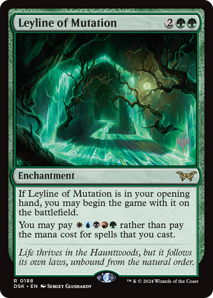 Leyline of Mutation (PPDSK-188) - Duskmourn: House of Horror Promos