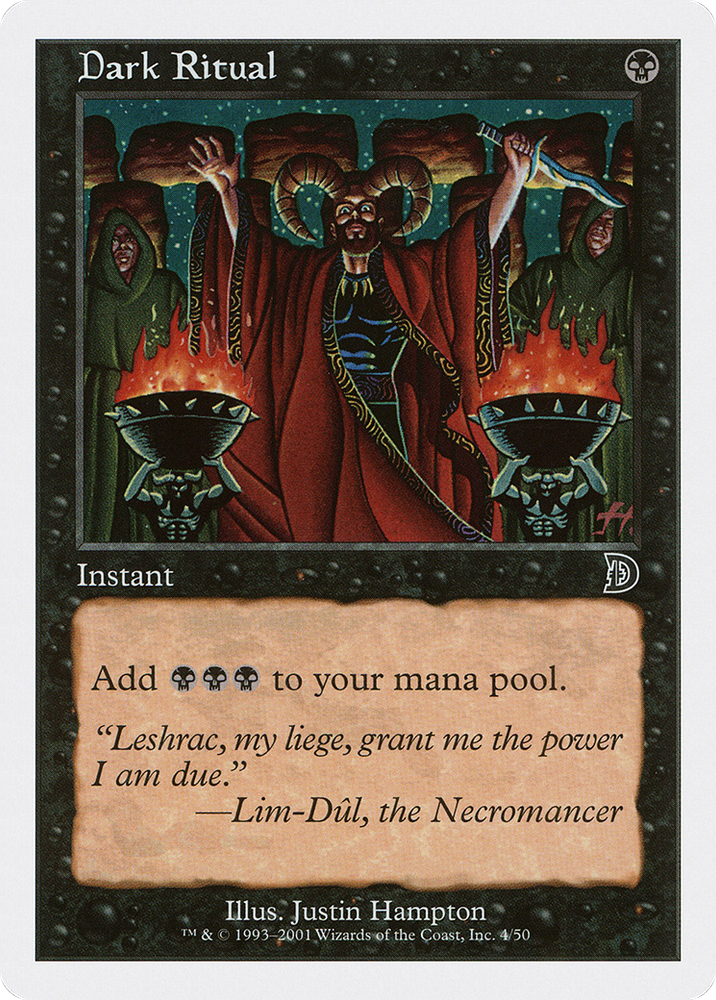 Dark Ritual (DKM-004) - Deckmasters