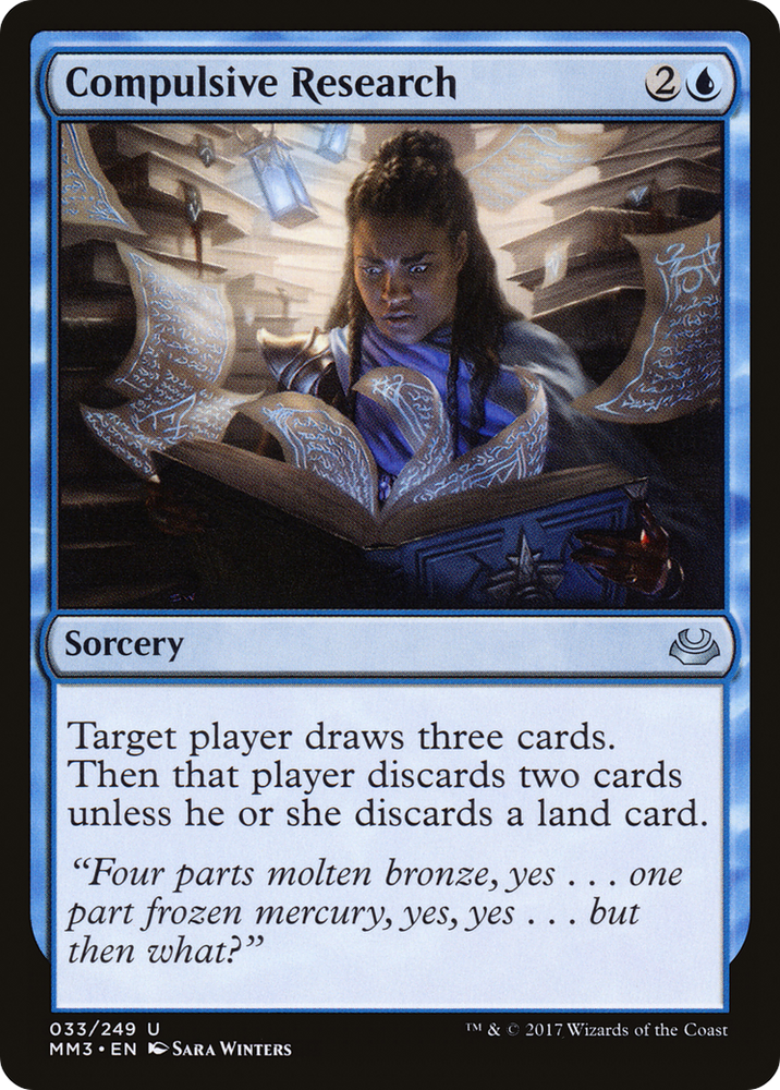 Compulsive Research (MM3-033) - Modern Masters 2017