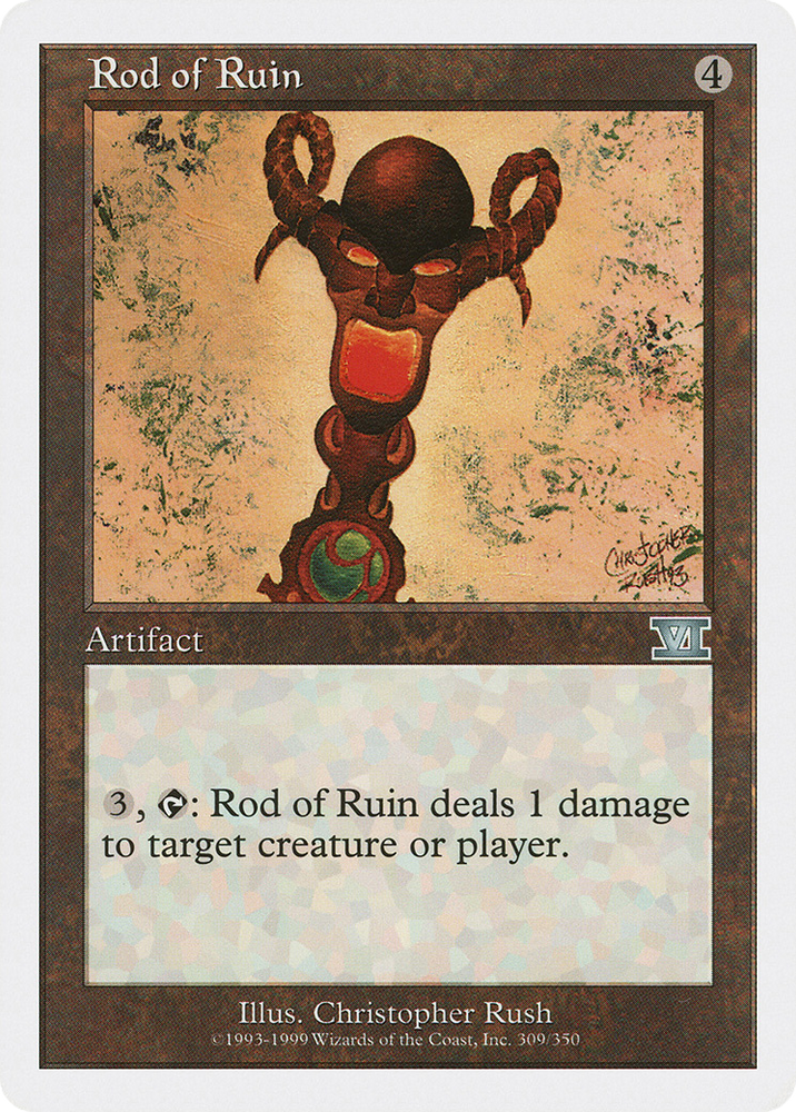 Rod of Ruin (6ED-309) - Classic Sixth Edition