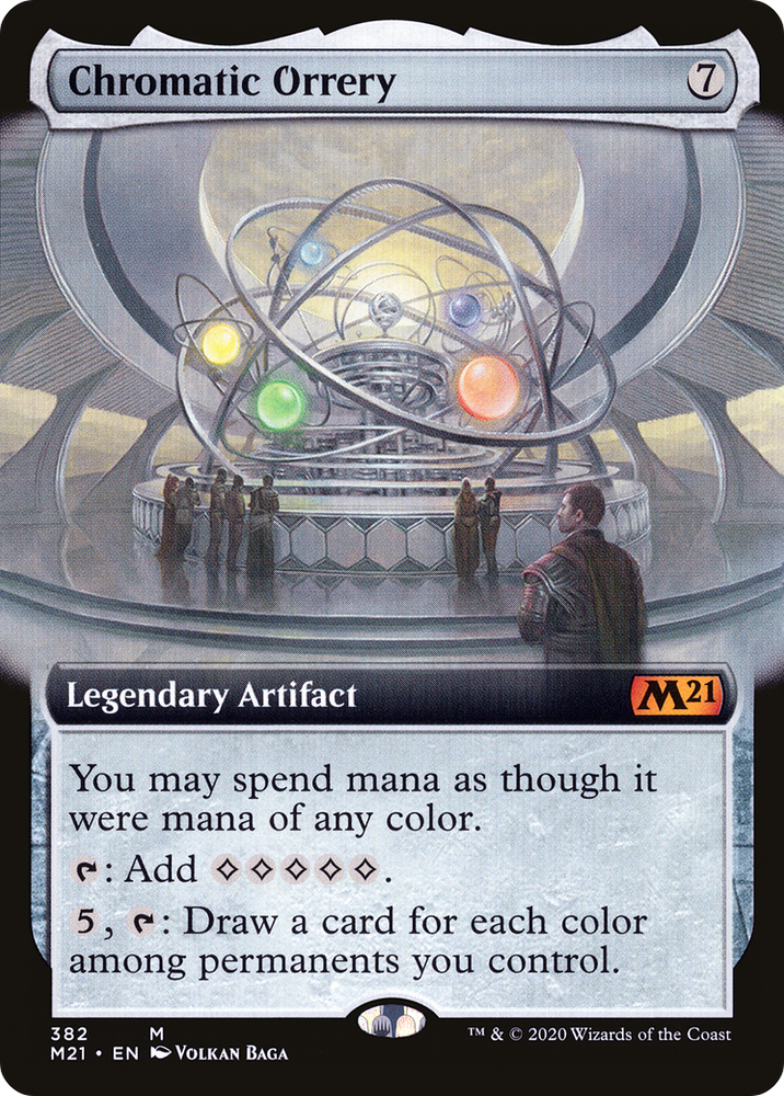 Chromatic Orrery (Extended Art) (M21-382) - Core Set 2021: (Extended Art) Foil
