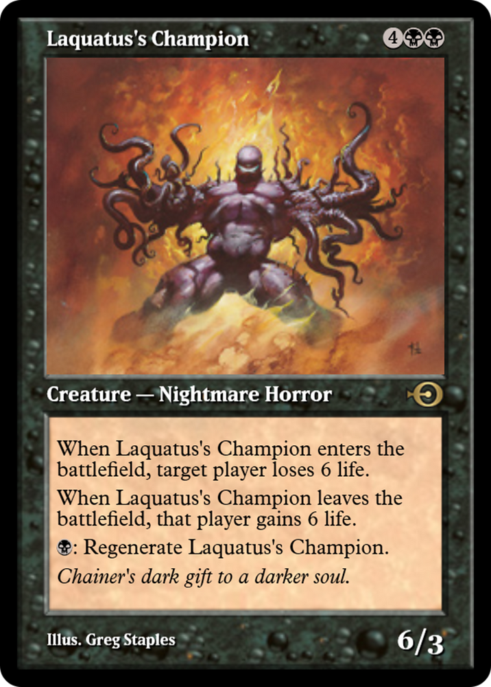 Laquatus's Champion (PRM-37875) - Magic Online Promos Foil