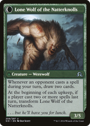 Hermit of the Natterknolls (SOI-209) - Shadows over Innistrad: (Double Faced Transform) Foil