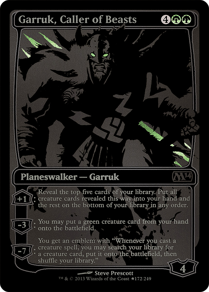Garruk, Caller of Beasts (SDCC 2013 Exclusive) (MEDIA-172★) - San Diego Comic-Con 2013 Foil