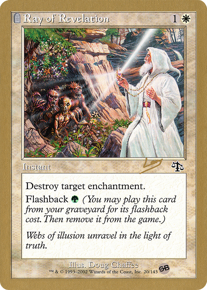 Ray of Revelation - 2002 Raphael Levy (JUD) (SB) (WCD-) - World Championship Decks 2002: (tombstone)