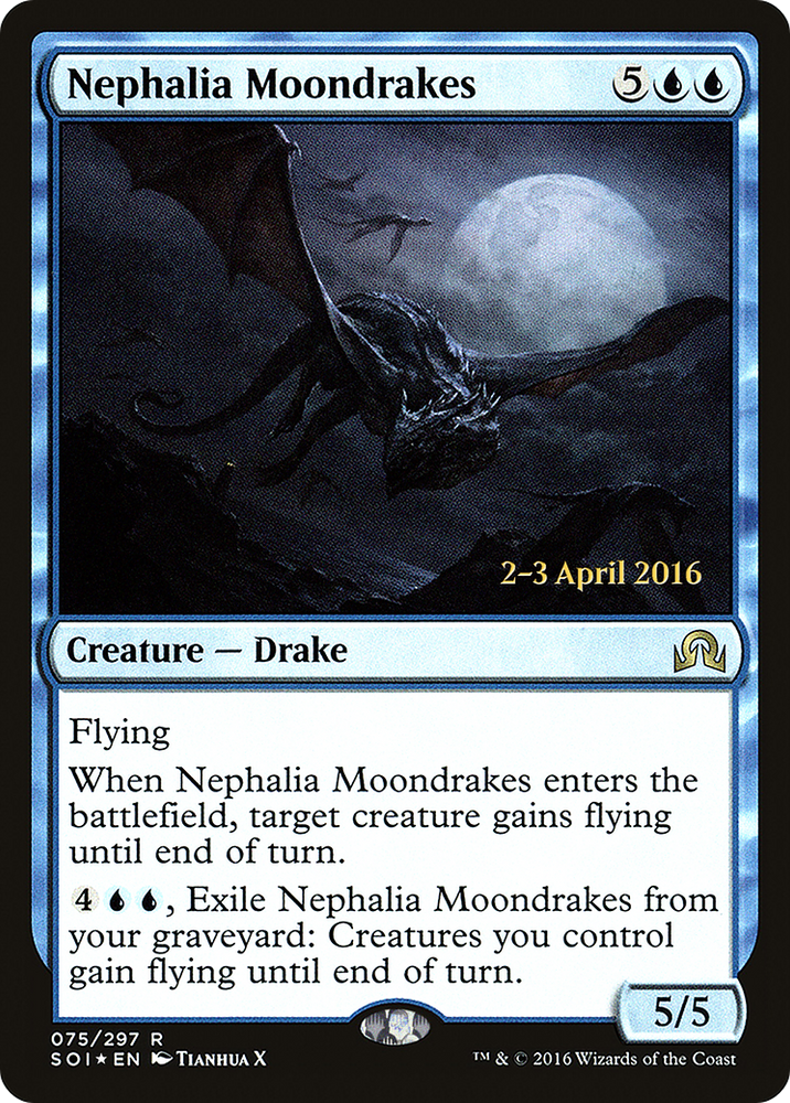Nephalia Moondrakes (PRE-075) - Shadows over Innistrad Promos Foil