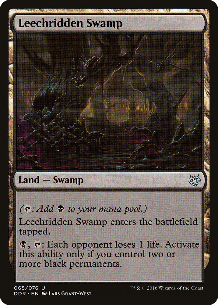 Leechridden Swamp (DDR-065) - Duel Decks: Nissa vs. Ob Nixilis
